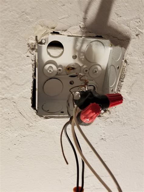 electrical box larger than fixture|Junction Box too big for new light fixture plate! HELP!.